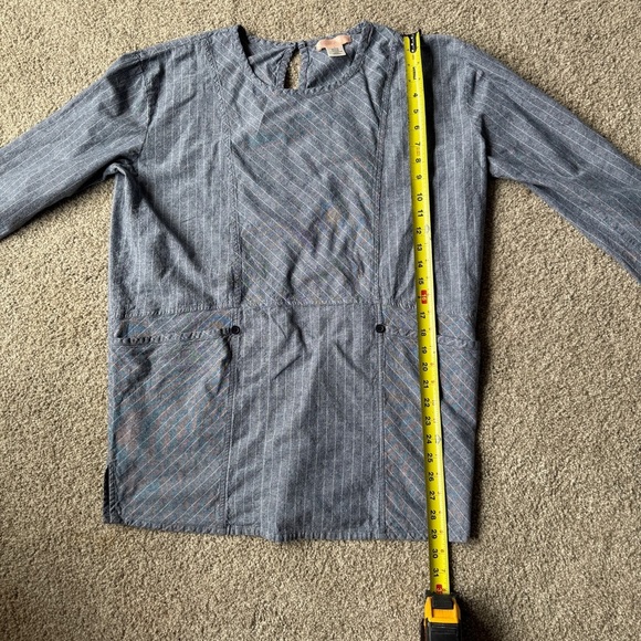 Band of Gypsies 100% Cotton Striped Tunic Lagenlook - Picture 9 of 11